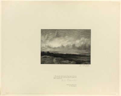 Hampstead Heath, fra Old English Masters av Timothy Cole