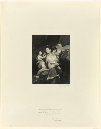 Lady Cockburn og familie, fra Old English Masters av Timothy Cole