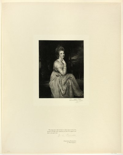 Lady Derby, fra Old English Masters av Timothy Cole