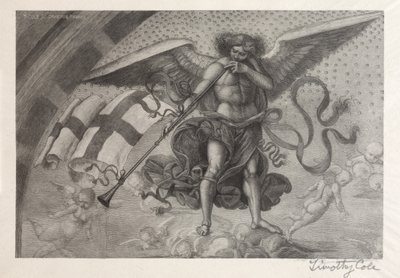 Gamle italienske mestere: Angel Sounding a Trumpet, 1888-1892. av Timothy Cole