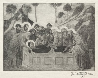 Gamle italienske mestere: Jomfruens begravelse, 1888-1892. av Timothy Cole