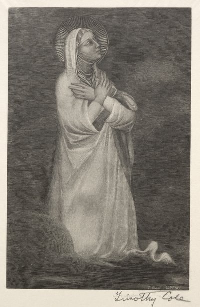 Gamle italienske mestere: Jomfruens figur, 1888-1892. av Timothy Cole