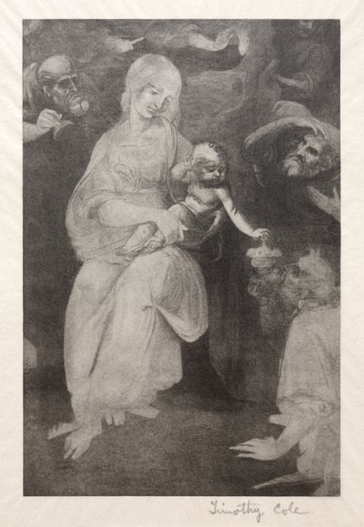 Gamle italienske mestere: Madonna og barn, 1888-1892. av Timothy Cole