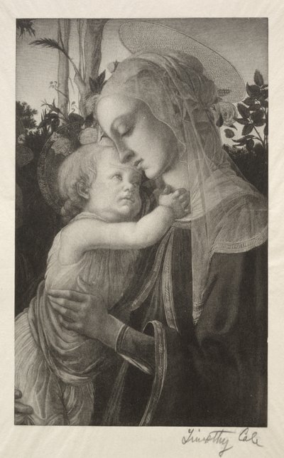 Gamle italienske mestere: Madonna og barn, 1890. av Timothy Cole