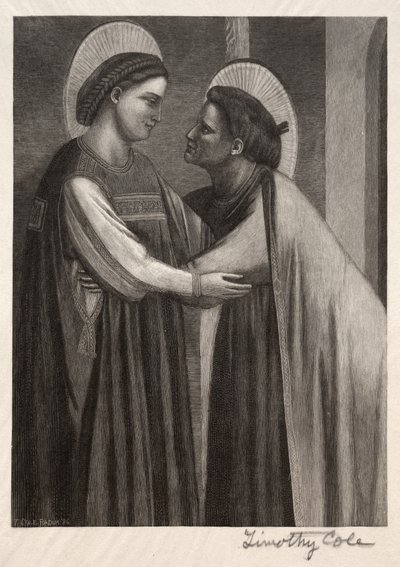 Gamle italienske mestere: Mary og Elisabeth, 1886. av Timothy Cole