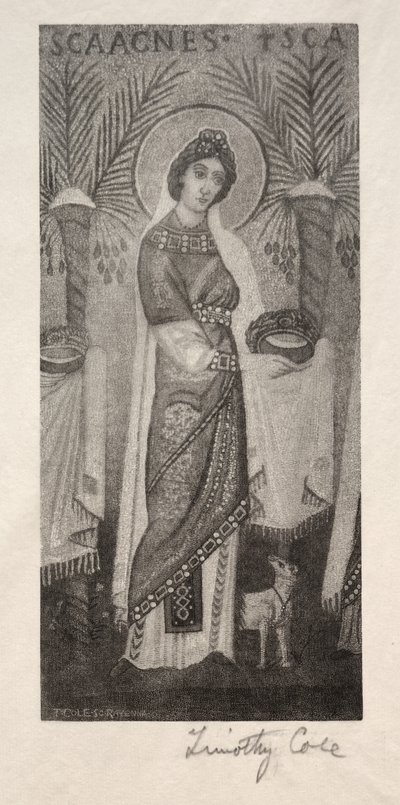 Gamle italienske mestere: St. Agnes, 1888-1892. av Timothy Cole