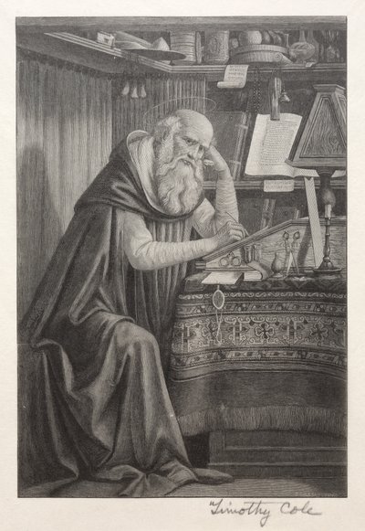 Gamle italienske mestere: St. Jerome, 1888-1892. av Timothy Cole