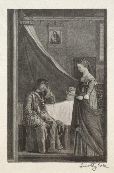 Gamle italienske mestere: St. Ursula med sin far, 1888-1892. av Timothy Cole