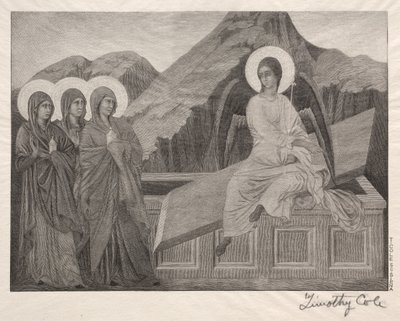 Gamle italienske mestere: The Three Marys at the Sepulcher, 1888-1892. av Timothy Cole