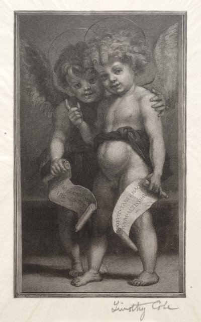 Gamle italienske mestere: To barneengler, 1888-1892. av Timothy Cole