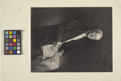 Portrett av John D. Rockefeller (blekk) av Timothy Cole
