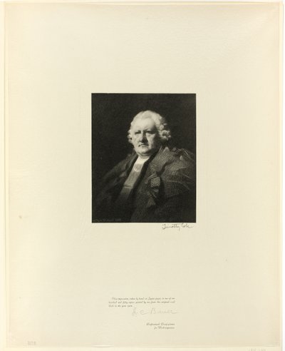 Portrett av Lord Newton, fra Old English Masters av Timothy Cole
