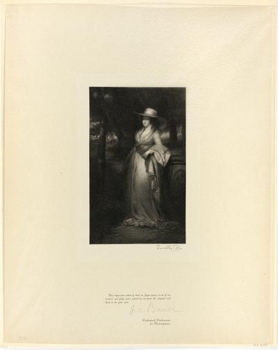 Portrait of a Lady, fra Old English Masters av Timothy Cole