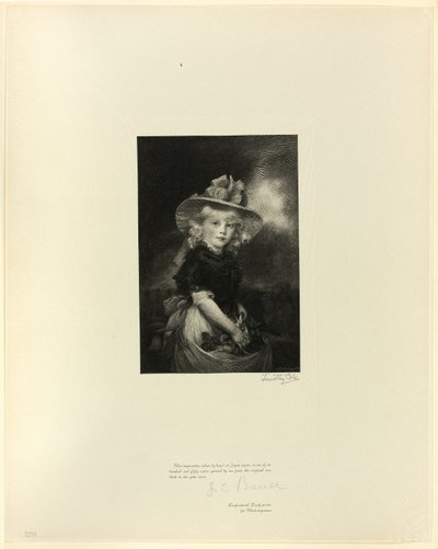 Prinsesse Sophia, datter av George III, fra Old English Masters av Timothy Cole