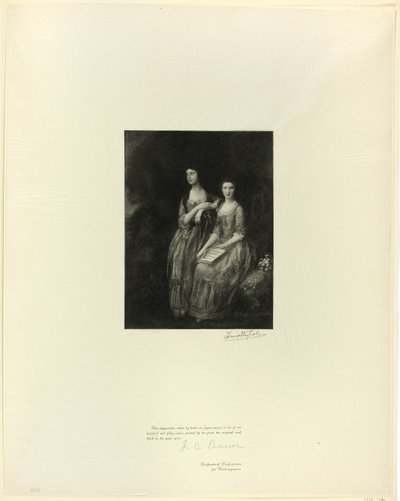 The Sisters: Mrs. Sheridan og Mrs. Tickell, fra Old English Masters av Timothy Cole