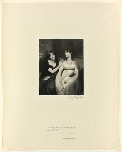 The Sisters, fra Old English Masters av Timothy Cole