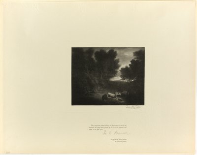 The Watering Place, fra Old English Masters av Timothy Cole
