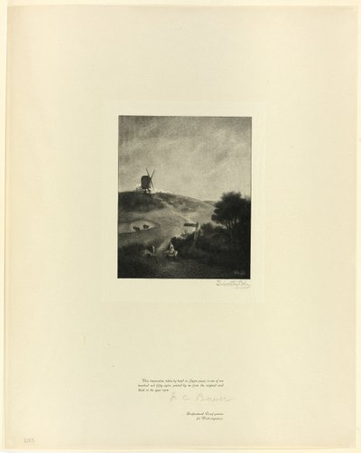Vindmøllen, fra Old English Masters av Timothy Cole