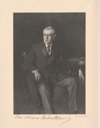 Woodrow Wilson av Timothy Cole, after John Singer Sargent