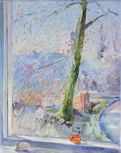 Beech Tree and Haw Frost, 1989 av Timothy Easton