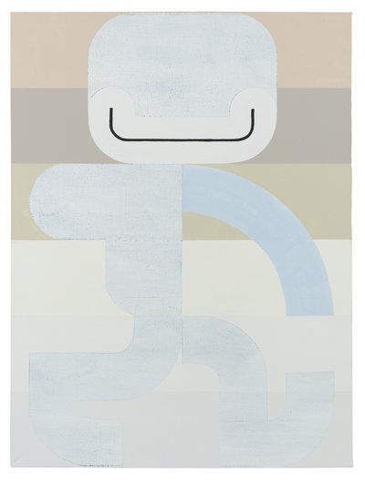 Snøgutt, 2018 (lateks og emalje på lerret) av Timothy Gierschick II