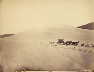 Desert Sand Hills nær Sink of Carson, Nevada av Timothy H. OSullivan