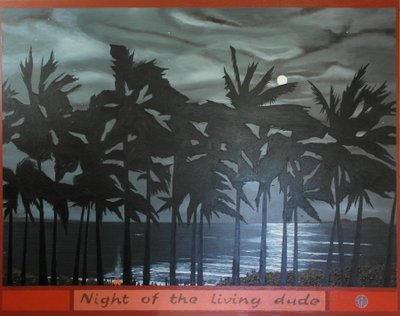 Night of the living dude, 2012, olje på lerret av Timothy Nathan Joel