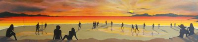 The Bay, nr.3, 2012, olje på lerret av Timothy Nathan Joel