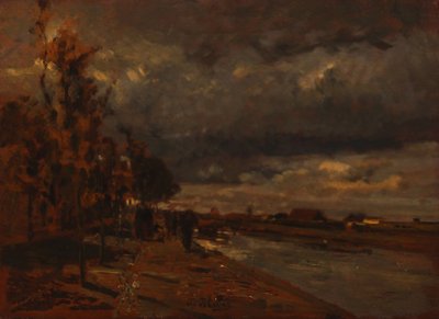 Kanal i Holland, 1885 av Tina Blau