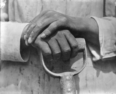 Hands of a Construction Worker, Mexico, 1926 av Tina Modotti
