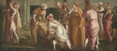 Saint Helen tester det sanne korset av Tintoretto