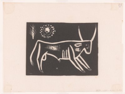 Stier av Tinus van Doorn (signed by artist)