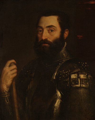 Portrett av Guidobaldo II della Rovere, hertugen av Urbino av Titian (Tiziano Vecellio)