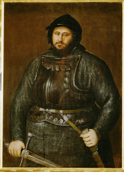 Johann Friedrich, Kurfürst von Sachsen in Rüstung von Titian (c.1488-1576)
