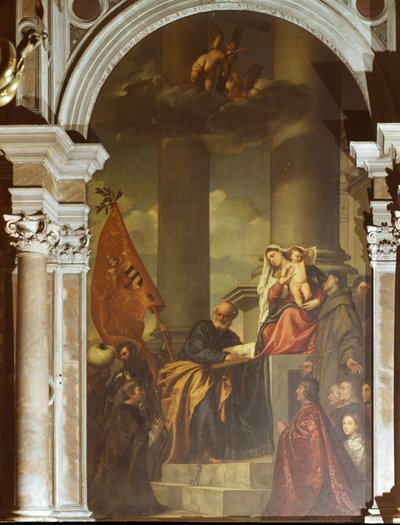 Sacra Conversazione von Titian (c.1488-1576)