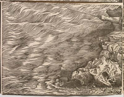 Die Untergang der Armee des Pharao im Roten Meer von Titian (c.1488-1576)