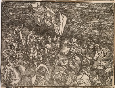 Die Versenkung der Armee des Pharao im Roten Meer von Titian (c.1488-1576)