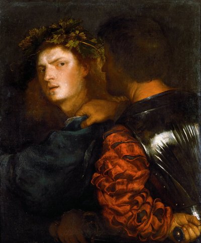Le bravo - The Bravo , av Titian (1488-1576). Olje på lerret, ca 1515-1520. Mål: 77x66,5 cm. Kunsthistorisk museum, Vienne av Tiziano Vecelli