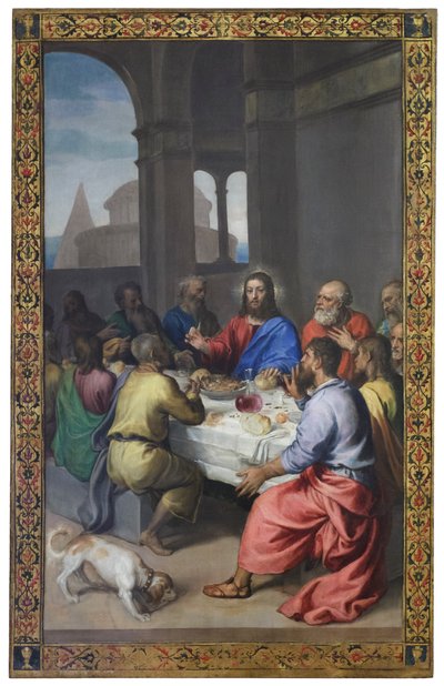 Das letzte Abendmahl von Titian (c.1488-1576)