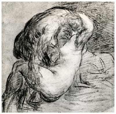Elskere Jupiter og Io, c1560, 1937 av Tiziano Vecelli