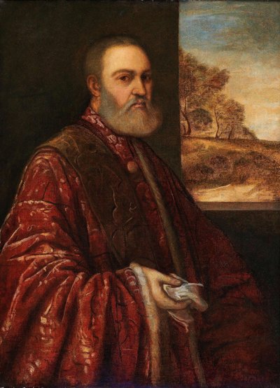 Portrett av prokurator Alessandro Contarini, ca. 1540-1545. av Titian,
