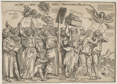 Profetene I og Adam og Eva, ca. 1511 av Tiziano Vecelli