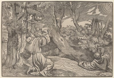 Saint Francis mottar Stigmata av Titian
