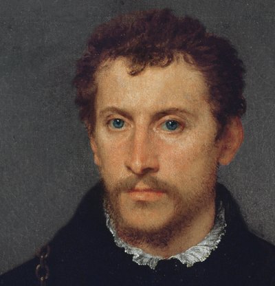 Engelskmannen (detalj), 1540-5 av Tiziano Vecelli