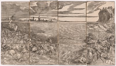 Nedsenkningen av Faraos hær i Rødehavet av Titian