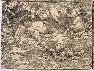 Nedsenkningen av Faraos hær i Rødehavet av Titian