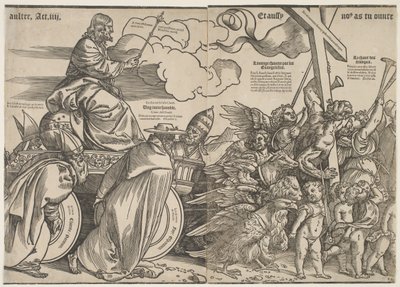 Trompeter og Kristi vogn, ca. 1511 av Tiziano Vecelli