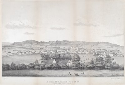 Plainville, Connecticut. Fra sørvest av Titus H. Darrow