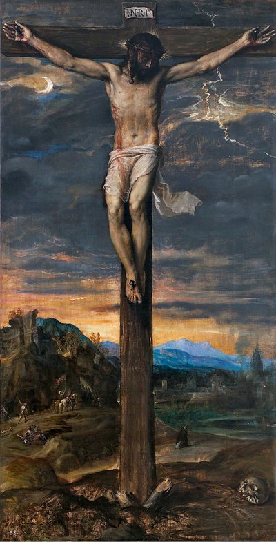Kristus på korset, ca. 1565. av Tiziano Vecelli
