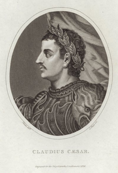 Portrett av Claudius Cæsar av Tiziano Vecelli